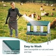 thumbnail image 5 of Leumius Nesting Boxes for Chickens,3-Hole Chicken Nesting Boxes,Chicken Laying Box with Lid Cover for Outdoor Chicken Coop Farm Yard,Green, 5 of 7