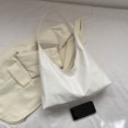 thumbnail image 3 of Bolso de hombro compuesto de empalme de PU Transpirable Viaje de compras para mujeres (Blanco), 3 of 9