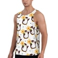 thumbnail image 2 of Salouo Penguin With Flowers for Men's Tank Tops,Sleeveless Muscle Shirts for Men Quick Dry Workout Tank Top Gym Muscle Tee Fitness Bodybuilding Sleeveless T Shirt-Large, 2 of 7
