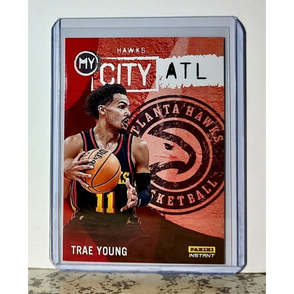 Trae Young 2023-24 Panini NBA #13 MyCity Basketball Card Atlanta Hawks 1/543