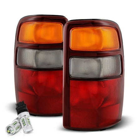 2500 Tail Light Lh Driver - VIPMOTOZ Red & Amber Lens OE-Style Tail Light Lamp Assembly For 2000-2006 Chevy Tahoe Suburban GMC Yukon XL 1500 2500, Driver & Passenger Side
