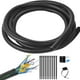 thumbnail image 1 of Tubo dividido de telar de alambre de 1/2 pulgada - Protector de cable de 30 pies Cubiertas de cables eléctricos Conducto flexible de alambre automotriz Cubierta de alambre de plástico con brida para c, 1 of 1