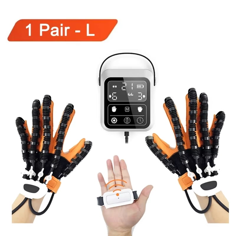 Rehabilitation Robot Gloves Upgrade Hemiplegia Hand Stroke Recovery Equipment For Arthritis Stroke Hemiplegia Patients, Right Hand, XL