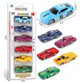 thumbnail image 3 of 1:64 City Alloy Sports Car Vintage Bridge Mini Racing Collection Slide Vehicle Toy Diecast Model Boy Kids Toys Car Birthday Gift, 3 of 5