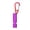 Purple, variant on Super Loud Aluminum Emergency Survival Whistle with Lanyard - Double Tubes Safety Whistle Keychain for Outdoor Camping, Hiking, Boating, Sports, and Self Defense