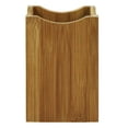 thumbnail image 3 of Oceanstar Eco-Friendly Contemporary Bamboo Utensil Holder in Brown, 6 H x 4 L x 4 W inches, 3 of 5