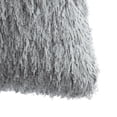 thumbnail image 5 of VCNY Home Keegan 18" x 18" Griffin Grey Polyester Solid Shag Decorative Pillow, 5 of 5