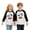 Black, variant on Ruyang Boys Girls Cotton Long Sleeve Shirts Cartoon Print Color Block Casual Tops Kids Classic Crewneck Tees Fall Winter Outfits