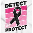 thumbnail image 2 of Detect Protect Breast Cancer Aware Womens Plus Size Graphic Tank Top Brisco Brands 2X, 2 of 5
