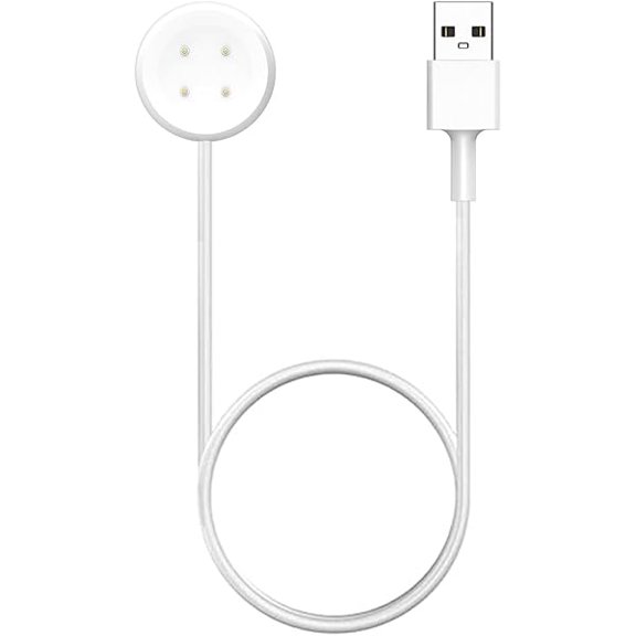 Charger for Google Pixel Watch 2/3, Magnetic Charging Cable Cord for Pixel Watch 2/3 Smartwatch (1, White)