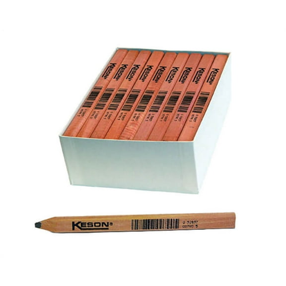 72 Pack Black Lead Carpenter Pencils