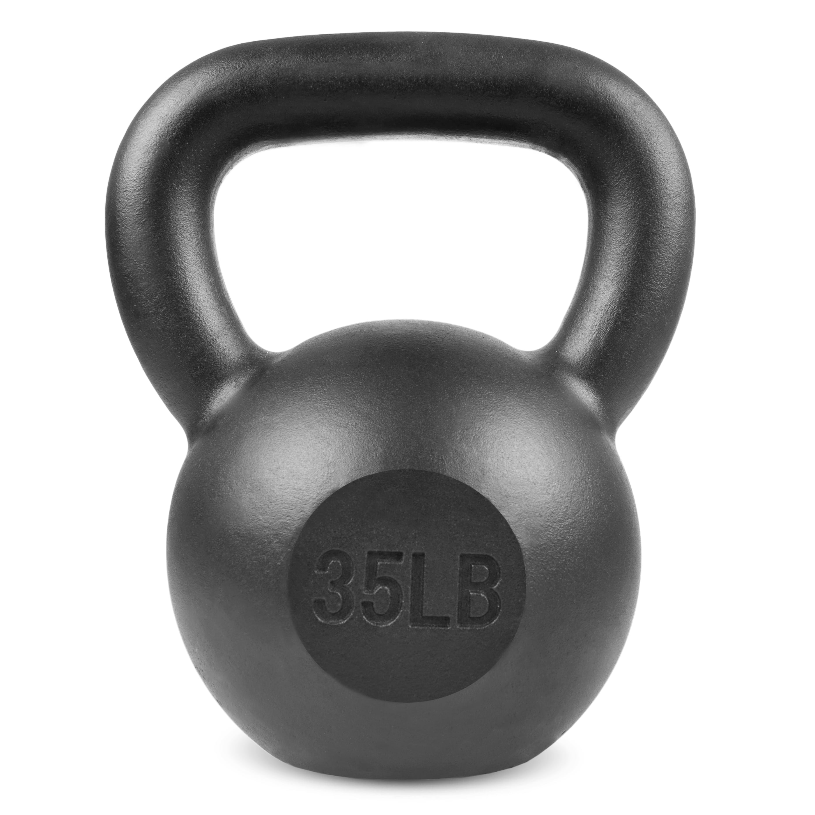 25 and 35 lbs ProSource Vinyl Plastic Kettlebell from 10 20 30 15
