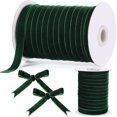 thumbnail image 1 of Cinta decorativa Chuangdi, 1,6 cm x 55 m, color verde aterciopelado, 1 of 7