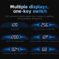 thumbnail image 4 of Becaristey Car Speedometer LED Digital On-board USB Head Up Display HUD Odometer Clock Multifunctional Truck Driving Gauge, 4 of 9
