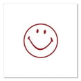 thumbnail image 5 of Pre-Inked/Re-Inkable Smiley Face Round Message Stamp - Red, 5 of 5