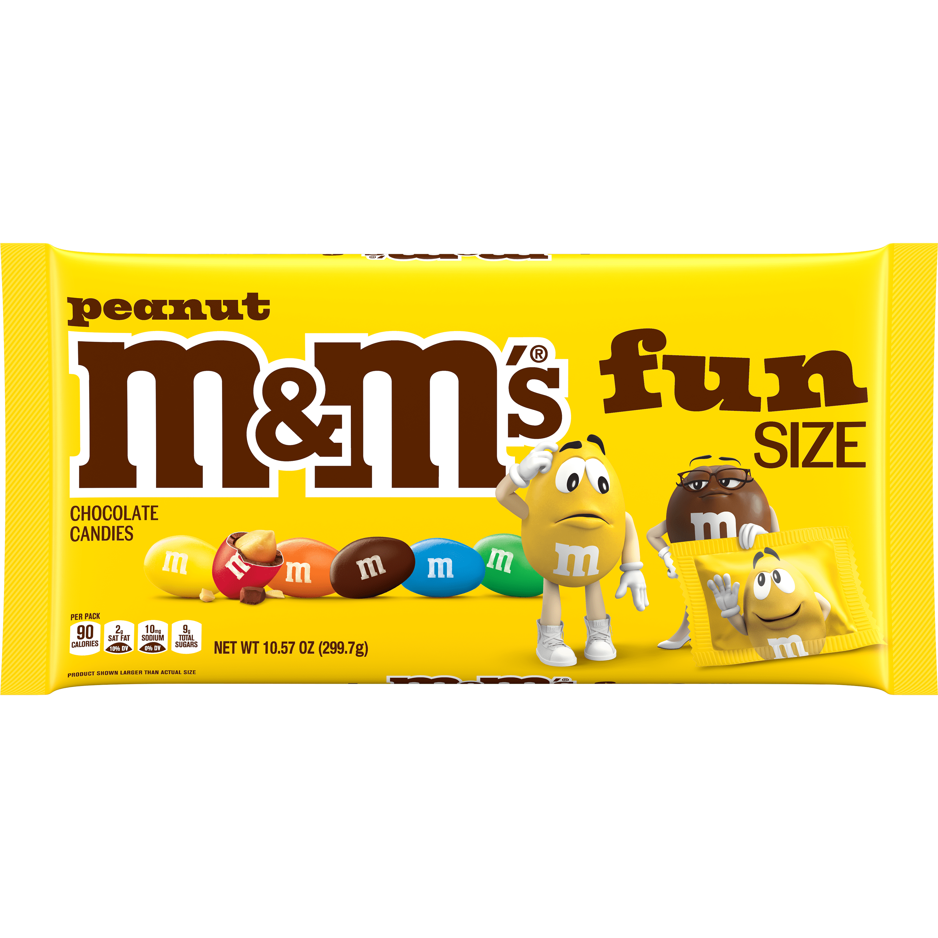(2 pack) M&M's Fun Size Peanut Milk Chocolate Candy - 10.57 oz Bag