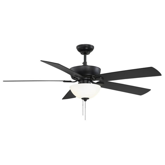 Trade Winds Berkeley Lake 52" LED Ceiling Fan in Black