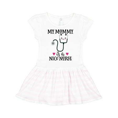 

Inktastic NICU Nurse Mommy Gift Toddler Girl Dress