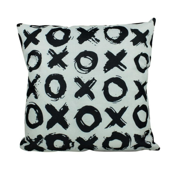 Hugs and Kisses | Pillow Cover | Love You More Pillow | Throw Pillow | Home Décor | XOXO | Black and White Pillows | Luxury Pillows