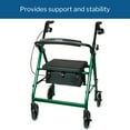 thumbnail image 4 of McKesson Rollator Walker with Seat - Lightweight, Aluminum Walker with Wheels, 1 Ct, 4 of 12