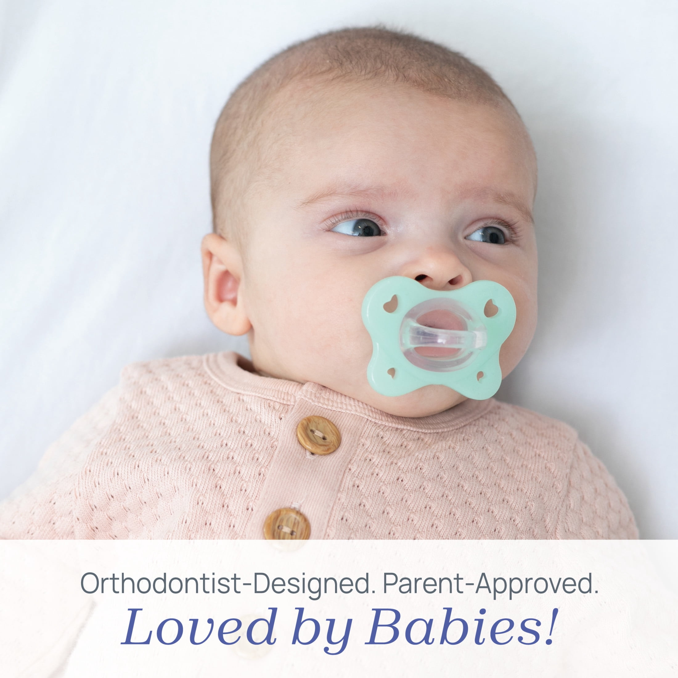 Chicco PhysioForma Dual Soft Pacifier Seafoam 0-2m 2pk, New