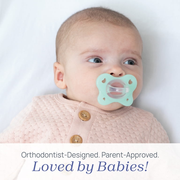 Chicco PhysioForma Dual Soft Pacifier Seafoam 0-2m 2pk, New