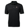 thumbnail image 2 of Men's Cutter & Buck Black Florida State Seminoles Team Big & Tall Virtue Eco Pique Tile Print Polo, 2 of 3