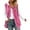 Hot Pink, variant on gcong Sherpa Vest for Women Fleece Fuzzy Cozy Zip Up Sleeveless Long Jacket with Drawstring Hood Warm Winter Fall Solid Color Outerwear