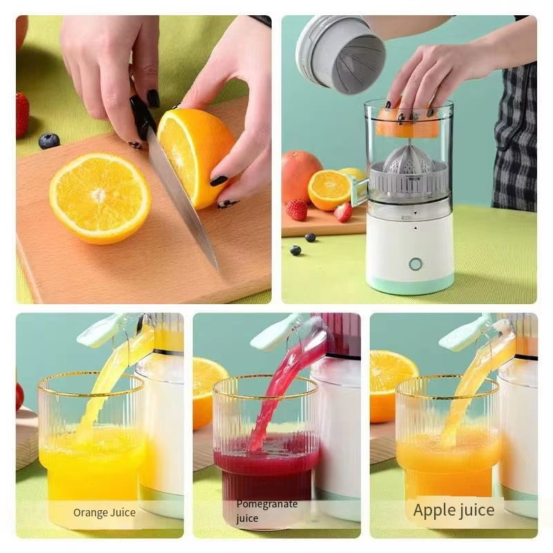 Portable Electric Juicer 7.4V USB Rechargeable Citrus Orange Lemon Fruit Juice Maker Blender Machine for Home Use
