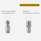 thumbnail image 4 of Accesorios Adaptadores Conexión Tubería Alta Presión Cabezal Tubería para Lavado Coches Conector Cobre Enchufe Rápido Y NPT3/8, 4 of 9