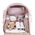 thumbnail image 4 of Pañalera Mochila de Bebé Moderna LuckyLy con Múltiples Compartimentos, Incluye Cambiador, Modelo Evie rosa UNITALLA, 4 of 9