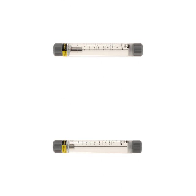 2PCS Tipo De Tubo De Acrílico Medidor De Flujo Rotámetro Acero Inoxidable Material ABS Cola Caudalímetro tipo tubo acrílico
