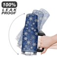 thumbnail image 6 of Winter - Snowflake 40 OZ Tumbler Cup with Lid and Straw Gifts for Mom Friend Sister Grandma, 6 of 7