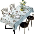 thumbnail image 1 of Nappe, Nappe en Cire, Nappe de Jardin, Nappe Huilée, Lavable, Linge de Table, 1 of 5