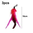 thumbnail image 2 of Juguete interactivo para gatos con cabeza de repuesto de plumas, 3 uds., 2 of 5