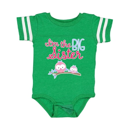 

Inktastic Big Sister Owls Gift Baby Girl Bodysuit