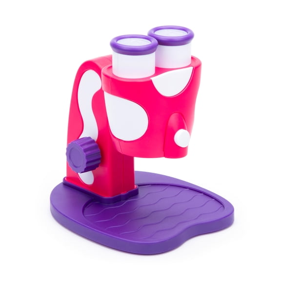 Educational Insights Geosafari Pink My First Microscope STEM Toy, Science Toy, Gift for Boys & Girls Ages 3, 4, 5