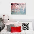 thumbnail image 4 of Creowell  Cherry Blossom Festival Art Japanese Pink Cherry Blossom Poster Decorative Painting Canvas Wall Art Living Room Posters Bedroom Painting (20x16 in/16x12 in), 4 of 4