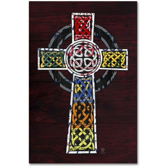Trademark Fine Art 'Celtic Cross' Canvas Art by Design Turnpike