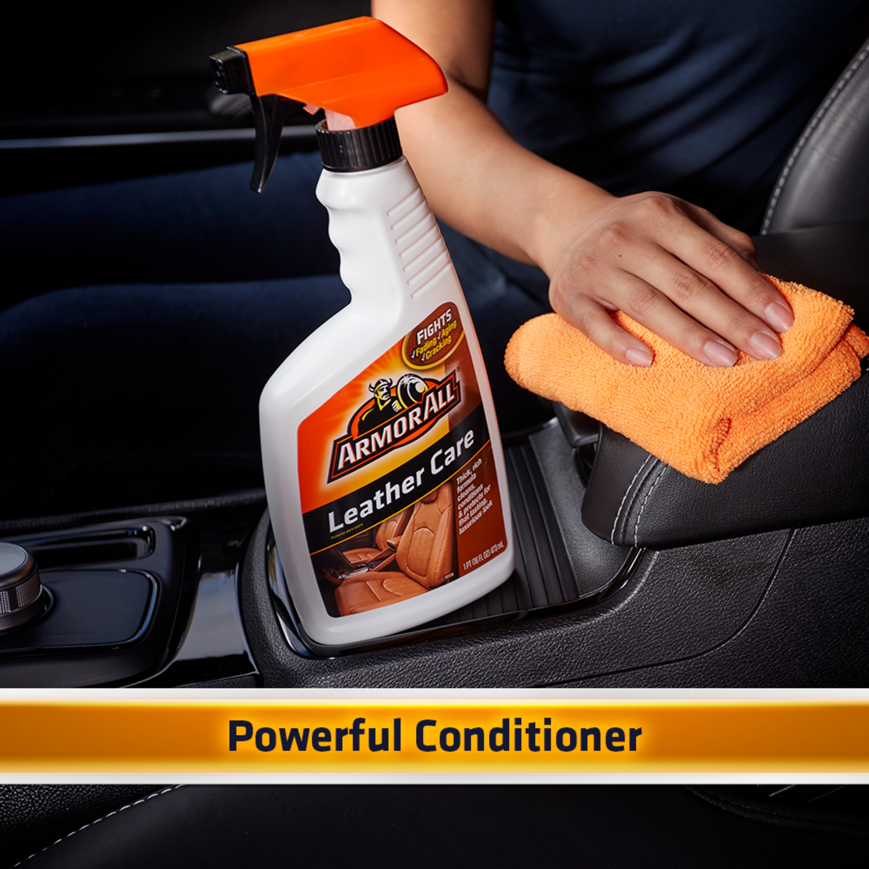SHINE ARMOR Leather Cleaner & Conditioner Protector for Couches Car  Interior Apparel Furniture and Deicer Spray for Car Windshield Windows  Wipers and