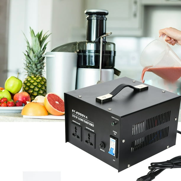 Convertidor de voltaje, convertidor de voltaje de CA de 2000 W, convertidor de potencia de transformador, rendimiento sólido