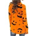 thumbnail image 3 of DDAPJ pyju Halloween Cardigans for Women 2023 Fall Fashion,Lightweight Open Front Draped Cardigan Casual Long Sleeve Shawl Sleeve Holiday Coats on Clearance, 3 of 7