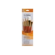 Princeton RealValue Series 9100 - Paint brush set - 5-piece - round, one stroke, flat wash - size: 2, 8, 12, 1/2, 3/4