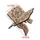 thumbnail image 3 of Soporte para libros musulmán Al-Quran Rehal, estante plegable de madera para libros de oración, estante de lectura para regalo religioso (madera-pequeño), 3 of 5