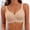 Khaki, variant on Women's Full Coverage Wireless Bra Seamless Wide Strap Side Shaping Soft Support Everyday Wear Bra Red 4XL