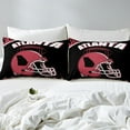 thumbnail image 4 of Erosebridal American Football Bed Sheets Set King Size, Eat Sleep Bed Sheets King, Sports Lover King Sheet Sets, Microfiber Room Decoration, 4pcs, 4 of 7
