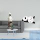 thumbnail image 2 of Escultura de resina de loro panda, figura de animal, moderna y bonita, adorno decorativo de interior para escritorio, mesa, centro de mesa, chimenea,, 2 of 8