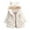 White, variant on XBASW 1-8 Years Girls Winter Warm Coat Jacket with Ear Hood for Baby Kids Fleece Snowsuit Thicken Wool Warm Outwear for Girls