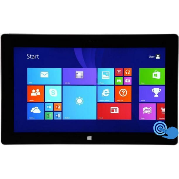 Micosoft Surface 2 10 6 Touchscreen Tablet Pc With Nvidia Tegra 4 Quad Core Processor 1 71 Ghz 2gb Memory 64gb Hard Drive And Windows Rt 8 1 32 Bit Surfpr2 Q2w Silver Refurbished Walmart Com Walmart Com