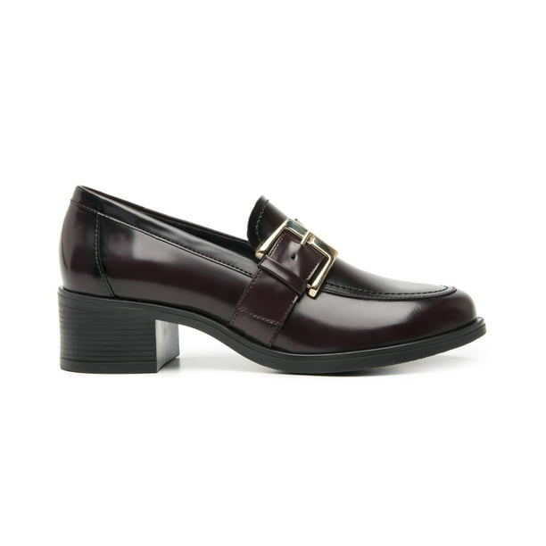 Mocasines Y Oxfords Flexi para Mujer Estilo 119507 Vino